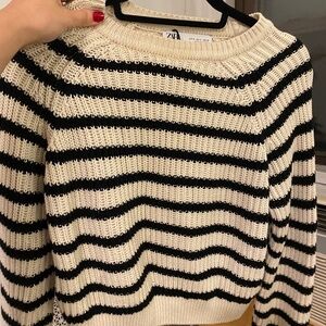 Zara striped sweater